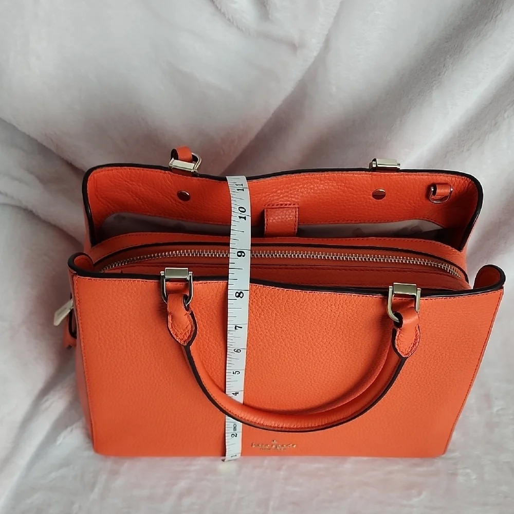 Kate Spade Vibrant Orange Satchel - Picture 9 of 11